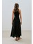 Nakışlı Uzun Etek Siyah 6