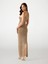 Cynthia Kadın Bej Beji Elbise W5YK48Z37G0-F1AZ 4