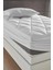 Relax Touch Çift Kişilik Yatak Koruyucu Uyku Pedi 150x200 cm – Ekstra Yumuşak Mikrofiber Silikon Elyaf, Beyaz Renk 3