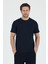 Bruce Sıfır Yaka Siyah Basic Bambu ve Organik Pamuk Erkek Tişört 1