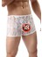 Beyaz Erkek Dantelli Boxer Iç Çamaşırı 2