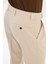 Pileli Bej Super Slim Fit Erkek Pantolon 4