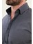 Çizgili Lacivert Slim Fit Pamuk Erkek Gömlek 2
