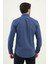 Desenli Indigo Slim Fit Pamuk Erkek Gömlek 3