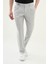 Kırçıllı Slim Fit Beli Tokalı Pileli Keten Erkek Pantolon 3
