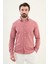 Gofreli Pembe Slim Fit Pamuk Erkek Gömlek 1
