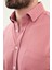 Gofreli Pembe Slim Fit Pamuk Erkek Gömlek 2