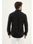 Gofreli Siyah Slim Fit Pamuk Erkek Gömlek 3