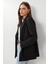 Vatkalı Poliviskon Blazer Ceket LGP0018 Siyah 4
