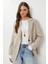 Vatkalı Poliviskon Blazer Ceket LGP0018 Bej 1