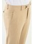 Desenli Bej Slim Fit Klasik Erkek Pantolon 2