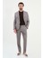 Kırçıllı Slim Fit Torba Cep Mono Yaka Erkek Takım Elbise 3