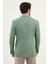 Düz Haki Slim Fit Mono Yaka Keten Erkek Ceket 4