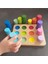 Montessori Ahşap Eşleştirme Silindirleri ve Eğitici Kart Seti 12 Parça – İnce Motor, Renk ve Boyut Algısını Geliştirir 9
