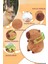Kaplumbağa Sırt Çantalı Sevimli Capybara Peluş Oyuncak 25 cm 5