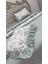 Çift Kişilik 160X200 cm Yatağa Uygun Lastikli Çarşaf, Fırfırlı Yorgan Kılıfı, 2 Adet Fırfırlı Yastık Kılıfı ve Pike 5