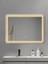 Akıllı Ayna Buhar Tutmayan 3 Renk Ledli Beyaz Çerçeveli Banyo Aynası Lavabo Aynası 80X60 cm 1