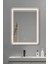 Akıllı Ayna Buhar Tutmayan 3 Renk Ledli Beyaz Çerçeveli Banyo Aynası Lavabo Aynası 60X80 Cm 2