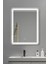 Akıllı Ayna Buhar Tutmayan 3 Renk Ledli Beyaz Çerçeveli Banyo Aynası Lavabo Aynası 60X90 Cm 2