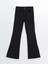Lcw Jeans Siyah Mars Flare Kadın Jean Pantolon 5