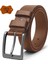 Açık Kahverengi 100 % Hakiki Deri Kumaş Pantolon Kemeri 1