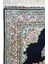 Saf Ipekten El Dokuma Siyah Renk Madalyonlu Model Kayseri Halısı 68X104 cm (0.71 M²) 5