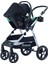 Luxury I-Size Travel Sistem Bebek Arabası 3 In 1 Siyah Silver 2