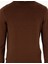 Erkek Koyu Kahverengi Slim Fit Yarım Balıkçı Yaka Basic Triko Kazak 50296548-VR084 6
