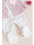 Hırkalı Bebe Yaka 2'li Kadife Kışlık Kız Bebek Tulum Set 4