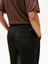 Viskon Twill Rahat Kesim Düz Paça Kadın Pantolon WW0WW46749BDS 4