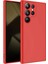 Galaxy S24 Ultra Kılıf Mnc Mara Laaakan Kapak-Kırmızı 1