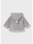 Newborn Ponponlu Triko Hırka Gri 2