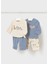 Newborn Erkek Bebek Örme Set 4 Parçalı 1