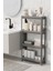 Mithra Life 4 Katlı Tekerlekli Slim Ince Gri Banyo Mutfak Rafı MIT1202 1