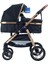 Luxury I-Size Travel Sistem Bebek Arabası 3 In 1 Siyah Rose 6