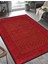 | Vintage Eskitme Tarz Otantik Minimalist Kırmızı | Yıkanabilir Halı 2