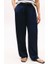 Viskon Twill Rahat Kesim Düz Paça Kadın Pantolon WW0WW46749C1G 4