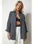 Kadın Oversize Basic Uzun Kol Gömlek 1