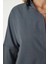 Kadın Oversize Basic Uzun Kol Gömlek 4