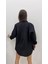 Kadın Oversize Basic Uzun Kol Gömlek 2