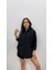 Kadın Oversize Basic Uzun Kol Gömlek 3