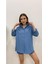 Kadın Oversize Basic Uzun Kol Gömlek 3