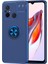 Xiaomi Redmi 12C Kılıf Mnc Ravel Silikon Kapak-Mavi 1