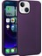 Apple iPhone 15 Plus Kılıf Mnc Premier Silikon Kapak-Derin Mor 1
