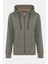 Erkek Yeşil Activewear Kapüşonlu Tam Fermuarlı Sweatshirt 5