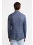 Erkek Lacivert Vitale Barberis Keten Ipek Karışımlı Casual Ceket 4