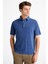 Erkek Koyu Mavi Pike Polo Yaka T-Shirt 3