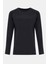 Erkek Siyah Activewear Uzun Kollu T-Shirt 1
