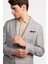 Erkek Gri Vitale Barberis Keten Ipek Karışımlı Casual Ceket 3