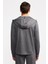 Erkek Antrasit Activewear Kapüşonlu Tam Fermuarlı Sweatshirt 4